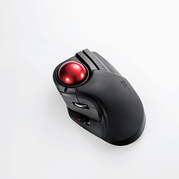 ワイヤレストラックボールマウス［2.4GHz USB・Mac／Win］（8ボタン