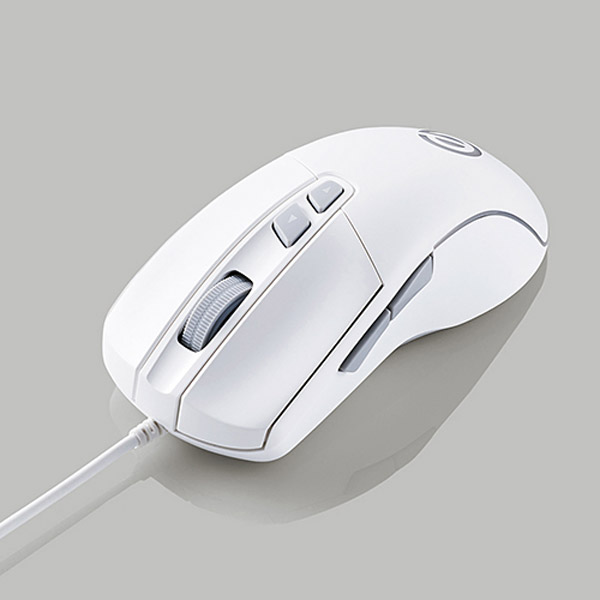 M-G01URWH　有線光学式ゲーミングマウス PS5対応 [USB/6200dpi/5ボタン] ホワイト