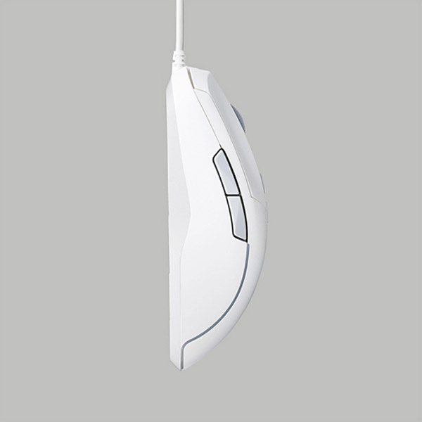 M-G01URWH　有線光学式ゲーミングマウス PS5対応 [USB/6200dpi/5ボタン] ホワイト_2