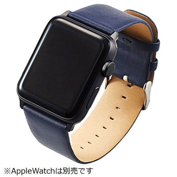 Apple Watch 42mm用 ヴィーガンレザーバンド（ネイビー） AW-42BDLFSBU｜の通販はソフマップ[sofmap]