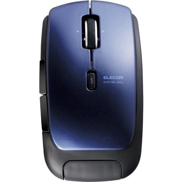 【在庫限り】 マウス M-BT13BLBU ブルー ［レーザー /5ボタン /Bluetooth /無線(ワイヤレス)］ [Bluetoothマウス]_1
