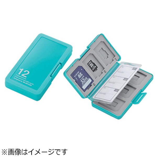 ELECOM SD・microSDカードケース プラスチックタイプ SDカード6枚