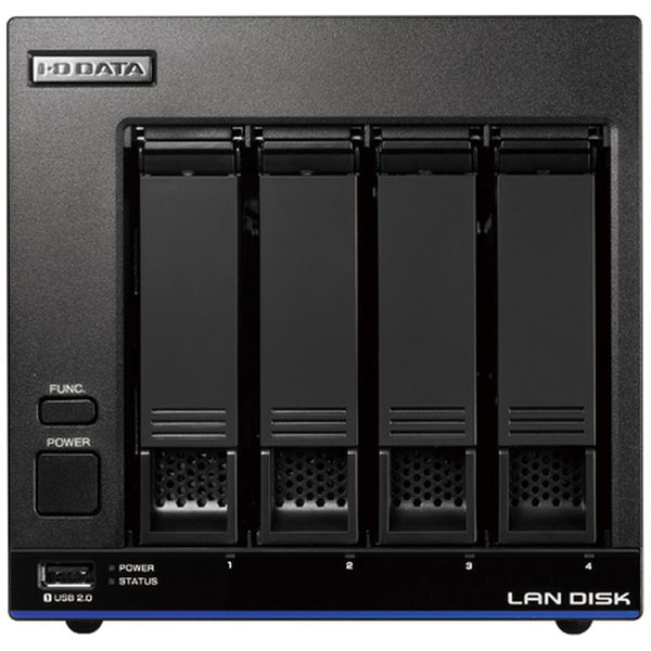HDL4-X2(ブラック) ネットワークHDD 2TB［有線LAN／USB3.0・iOS／Mac