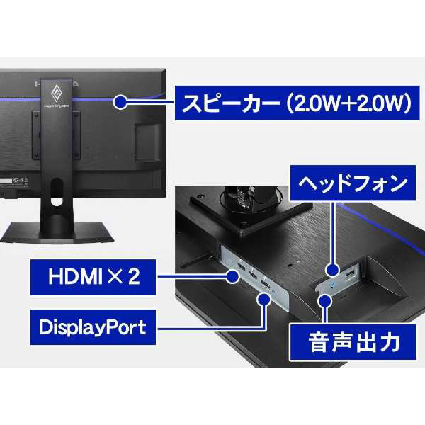 ギガクリスタ ゲーミングモニター LCD-GC251UXB　240Hz 新品