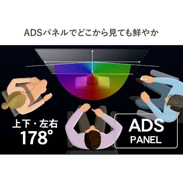 LCD-M4K651XDB 65型ワイド 4K/HDR10対応液晶ディスプレイ  [3840×2160/ADSパネル/DisplayPort・HDMI×3]｜の通販はソフマップ[sofmap]