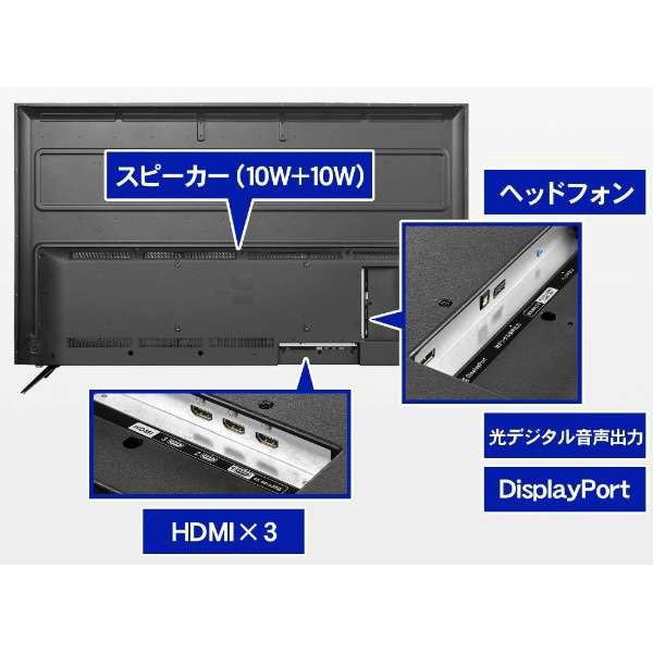 LCD-M4K651XDB 65型ワイド 4K/HDR10対応液晶ディスプレイ  [3840×2160/ADSパネル/DisplayPort・HDMI×3]｜の通販はソフマップ[sofmap]