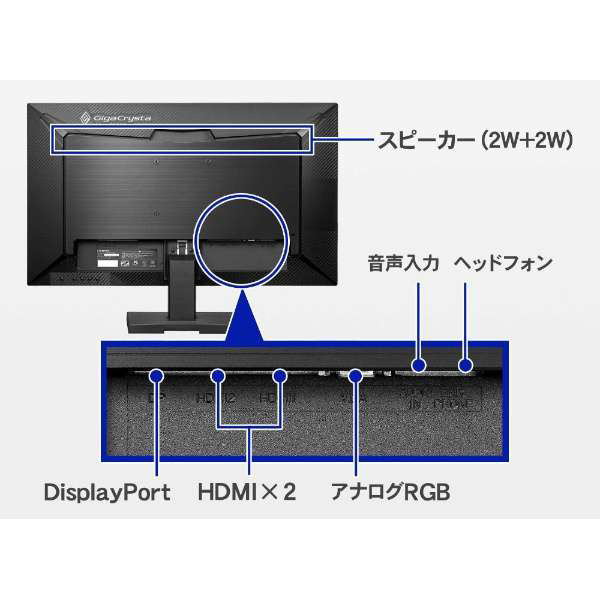 KH270V-Z　27型ワイドゲーミング液晶モニター [1920×1080/75Hz/DisplayPort・HDMI×2・VGA]  高リフレッシュレート&高速応答