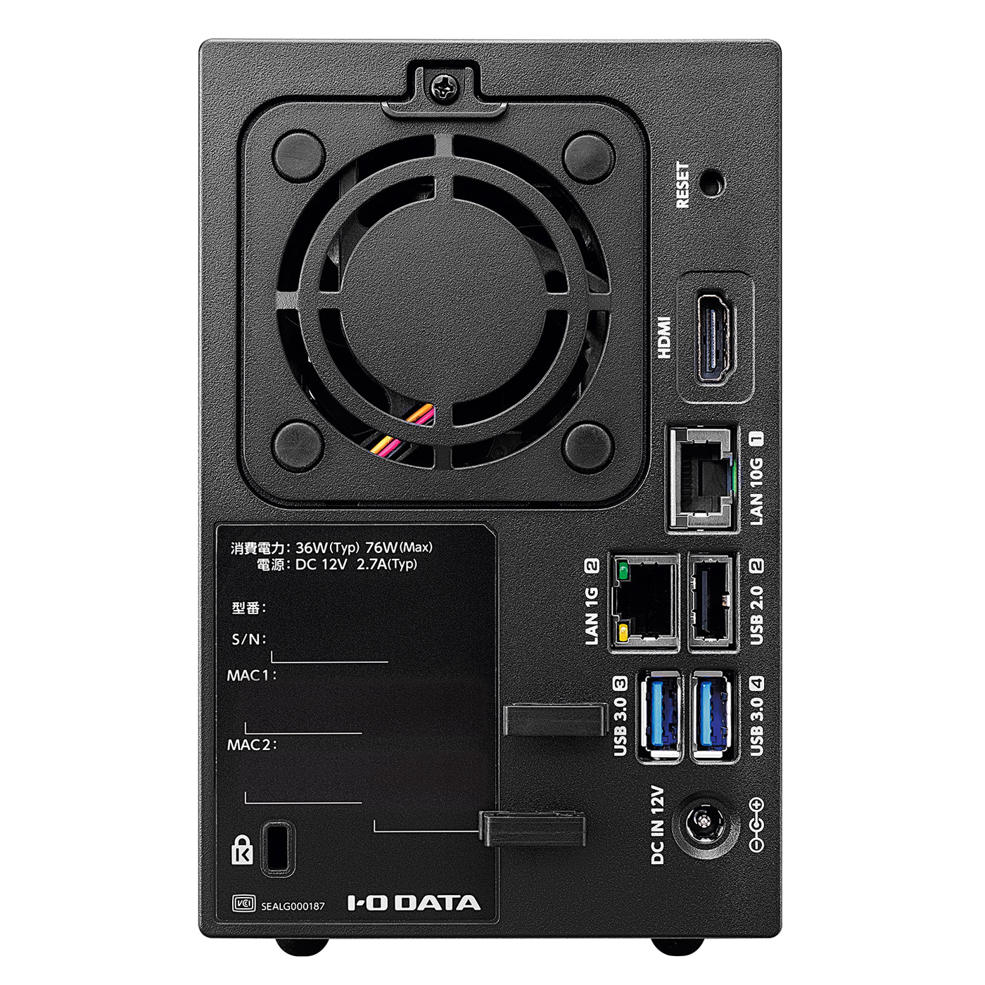 LAN DISK［SSDモデル 1920GB搭載 /2ベイ］ Windows Server IoT 2019