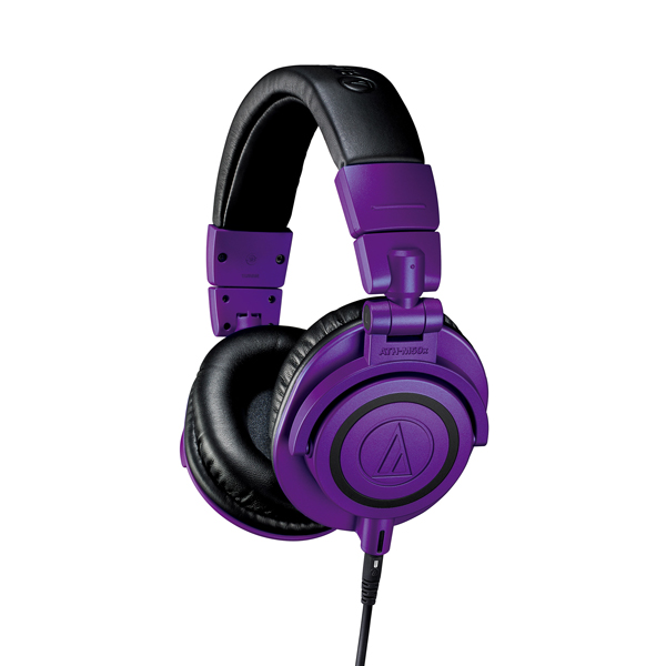 ヘッドホン パープルブラック ATH-M50x PB ［φ3.5mm ミニプラグ］｜の