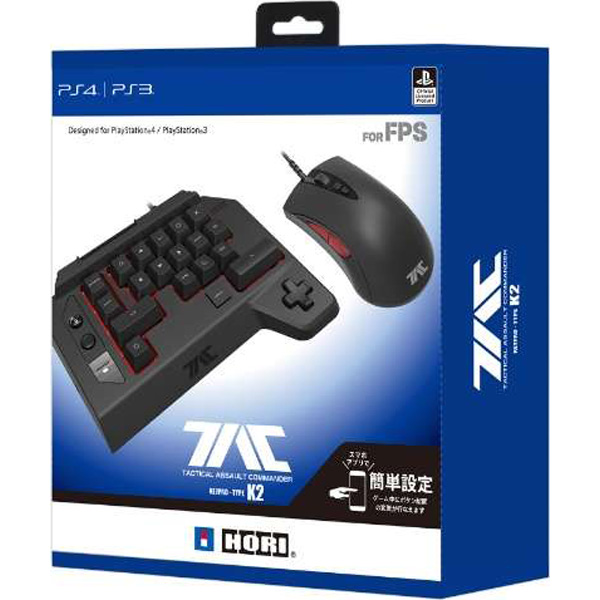 タクティカルアサルトコマンダー キーパッドタイプ K2 for PlayStation4 / PlayStation3 / PC [PS4-124] 【sof001】