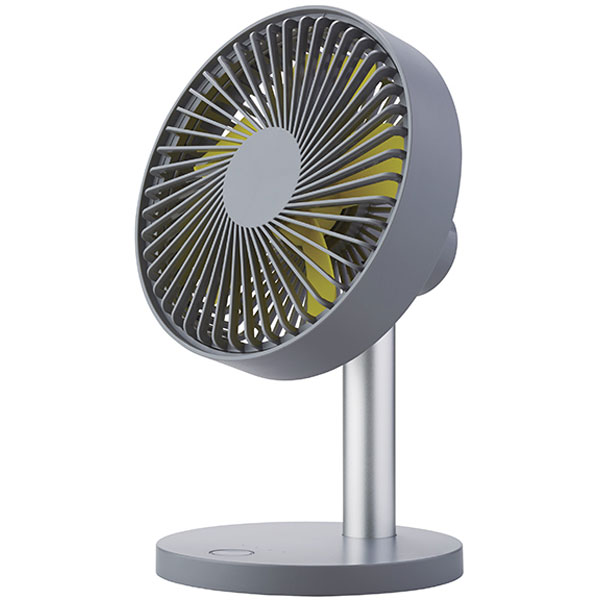ポータブルデスクファン グレー 充電式 Usb電源タイプ Fssd 0159 扇風機関連品の通販はソフマップ Sofmap