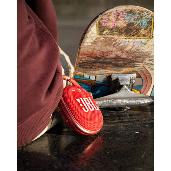 ブルートゥーススピーカー レッド JBLCLIP4RED ［Bluetooth対応