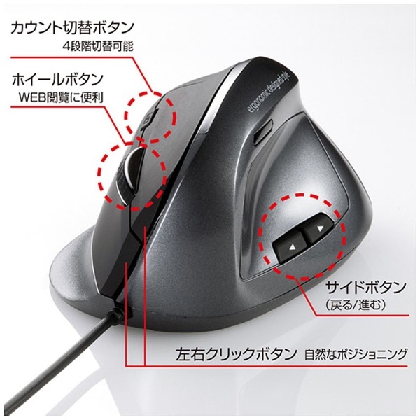 マウス MA-ERG3 ［レーザー /5ボタン /USB /有線］｜の通販はアキバ☆ソフマップ[sofmap]