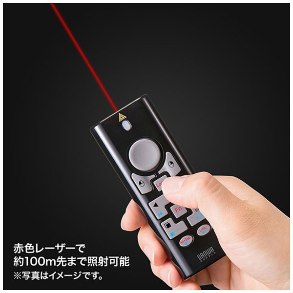 プレゼンテーションマウス 赤色レーザー MA-WPR10BK ブラック ［レーザー /10ボタン /Bluetooth・USB /無線(ワイヤレス )］｜の通販はソフマップ[sofmap]