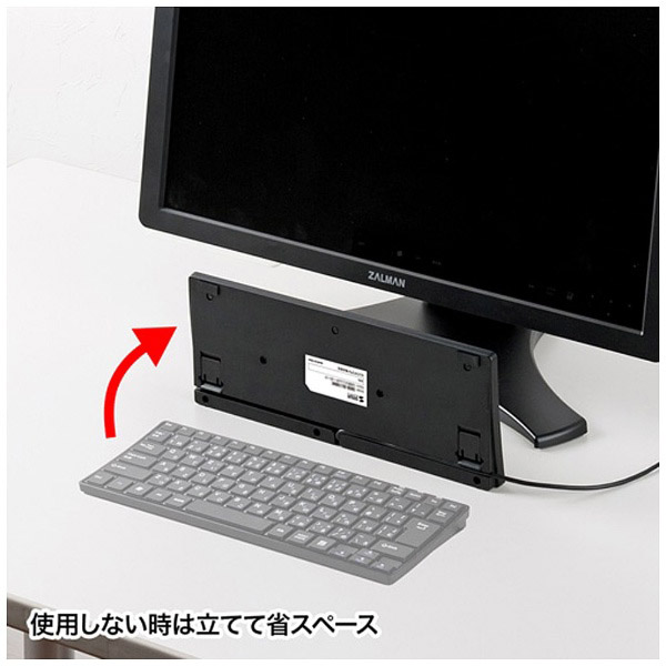 有線キーボード［USB 1.5m・Win］　静音スリム （85キー・ブラック）　SKB-SL20BK_3