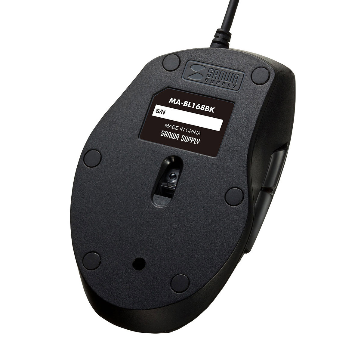 マウス ブラック MA-BL168BK ［BlueLED /有線 /5ボタン /USB］｜の通販