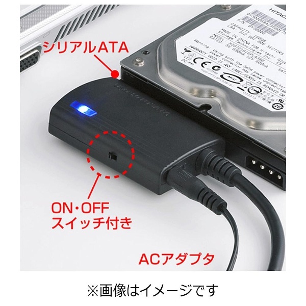 サンワサプライ SATA-USB変換ケーブル