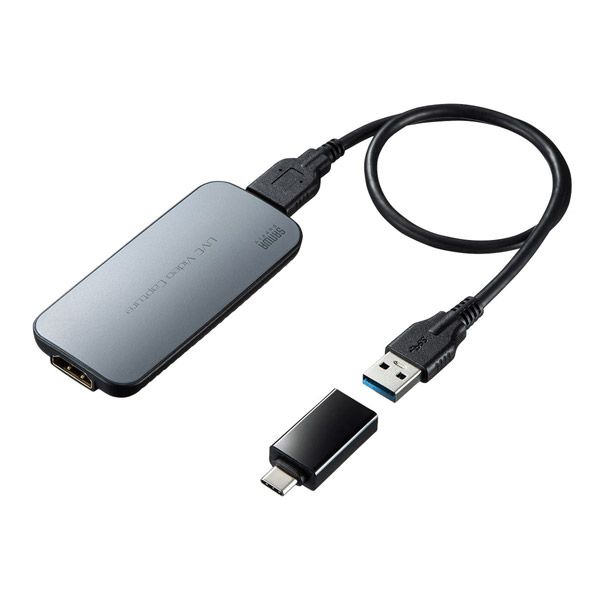 ウェブカメラ化 [USB-C＋USB-A接続 →ポート：HDMI] カメラアダプタ（USB3.2 Gen1）  USB-CVHDUVC1｜の通販はソフマップ[sofmap]