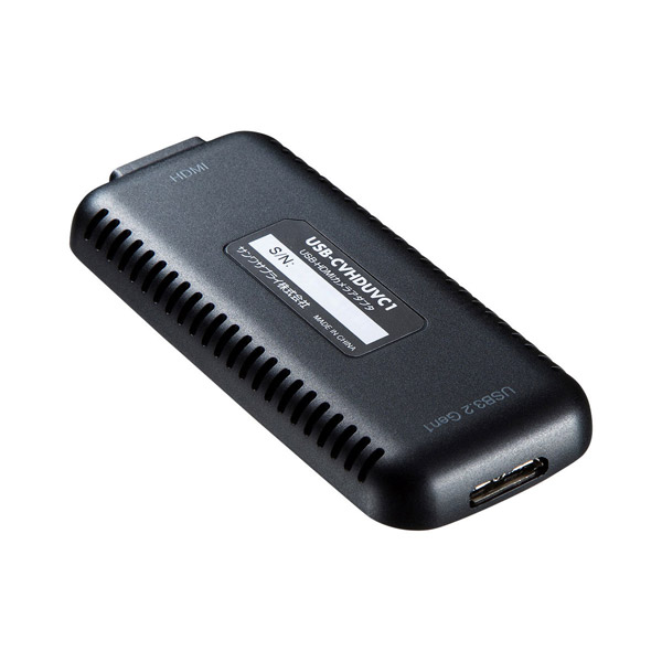 ウェブカメラ化 [USB-C＋USB-A接続 →ポート：HDMI] カメラアダプタ（USB3.2 Gen1）  USB-CVHDUVC1｜の通販はソフマップ[sofmap]
