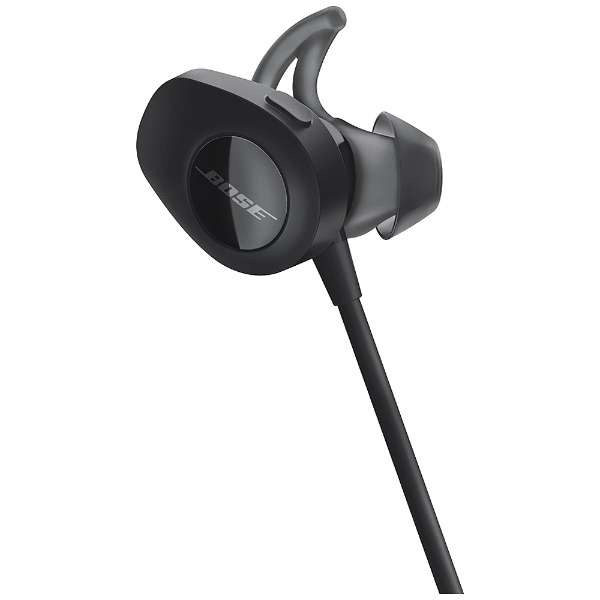 SoundSport wireless headphones(ブラック)SSport WLSS BLK【リモコン・マイク対応】【スポーツ向け】  ブルートゥースイヤホン カナル型