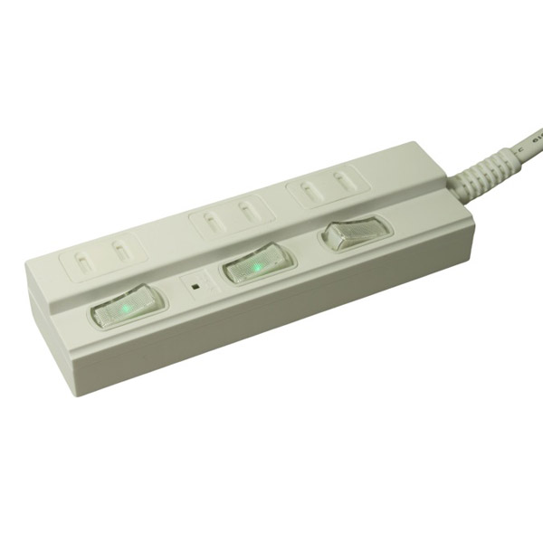 節電タップ 白 HSBK-TPK32-W ［2.0m /3個口 /スイッチ付き（個別）］｜の通販はソフマップ[sofmap]