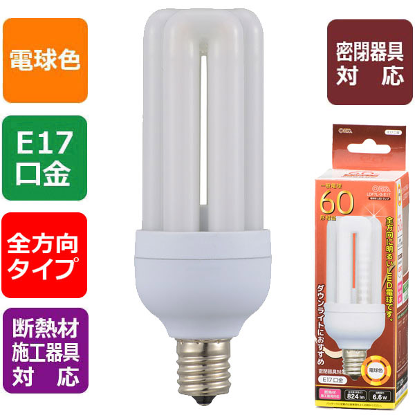 LED電球 D形 E17 60形相当 電球色 LDF7L-G-E17｜の通販はソフマップ[sofmap]