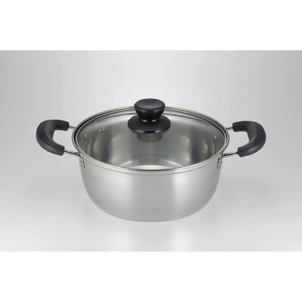 エスクラス ステンレス製両手鍋 20cm SCL-04｜の通販はソフマップ[sofmap]