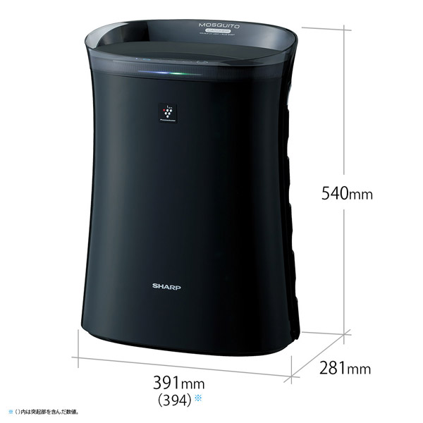 FU-LK50-B 空気清浄機 蚊取空清 ブラック系 [適用畳数：23畳]｜の通販