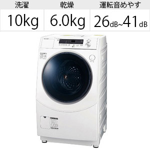 中古】〔展示品〕ES-H10E-WL ドラム式洗濯乾燥機 ホワイト系 [洗濯10.0