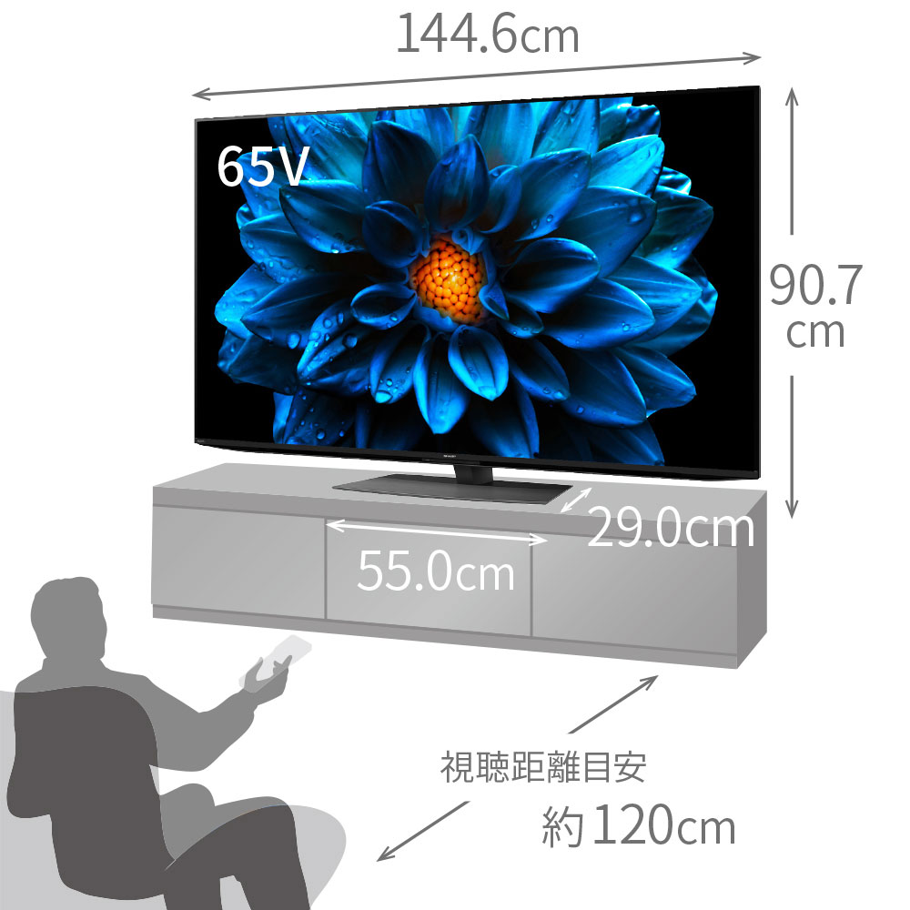 液晶テレビ Aquos 4t C65dn1 65v型 4k対応 Bs Cs 4kチューナー内蔵 Youtube対応 Bluetooth 対応 の通販はソフマップ Sofmap