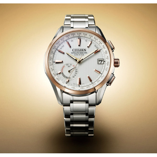 エクシード エコ・ドライブ GPS衛星電波時計 CC3054-55B｜の通販は