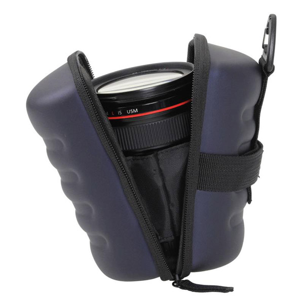 E-6901 セミハードレンズケースL ネイビー｜の通販はソフマップ[sofmap]