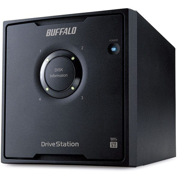 HD-QH16TU3/R5  外付HDD ［USB3.0・16TB（4TB×4）］ DriveStation Pro HD-QHU3/R5シリーズ（ブラック）
