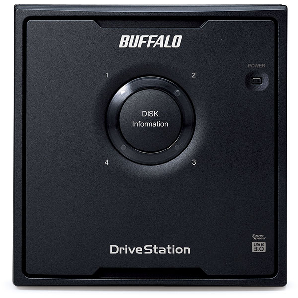 HD-QH16TU3/R5  外付HDD ［USB3.0・16TB（4TB×4）］ DriveStation Pro HD-QHU3/R5シリーズ（ブラック）_1