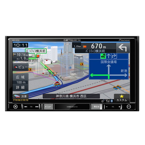 Amazon | パイオニア カーナビ AVIC-RZ77 7インチ 2D(180mm) 楽