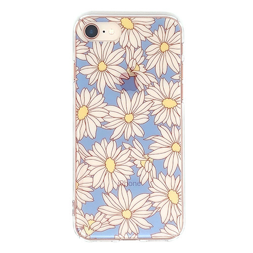 PB iPhone8/7 FLORAL STYLE リフレッシュ・デイジー クリア BKSFLWCV09