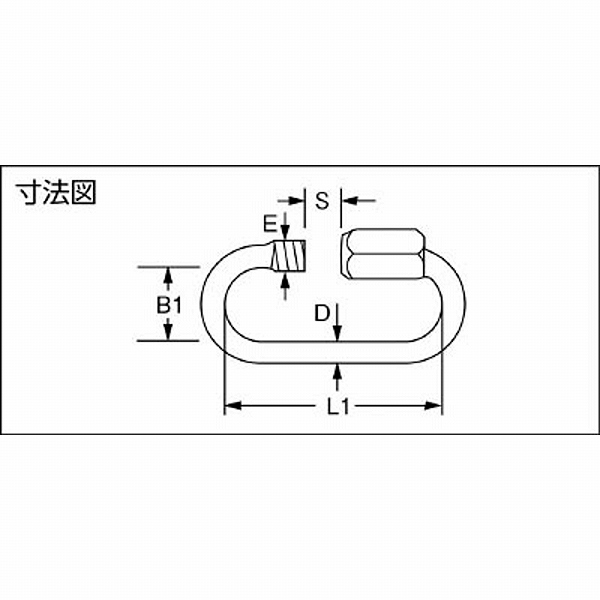 TRK-04-30P TRUSCO リングキャッチ スチール製 両ねじタイプ 4mm 30個入