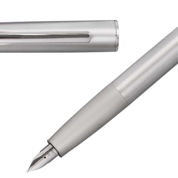 LAMY アイオン/オリーブシルバー L77OS 万年筆 ペン先：F L77OSFP/F