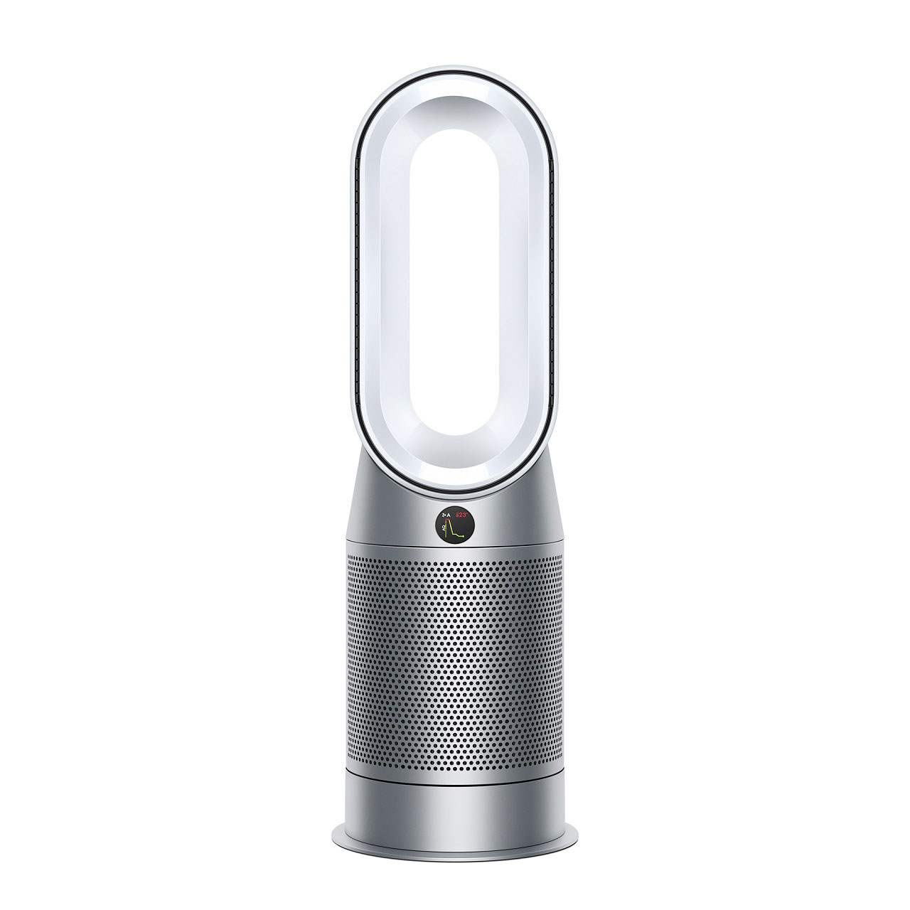 〔未使用品〕 Dyson Purifier Hot + Cool 空気清浄ファンヒーター ホワイト／シルバー HP07WS ［DCモーター搭載  ／リモコン付き］