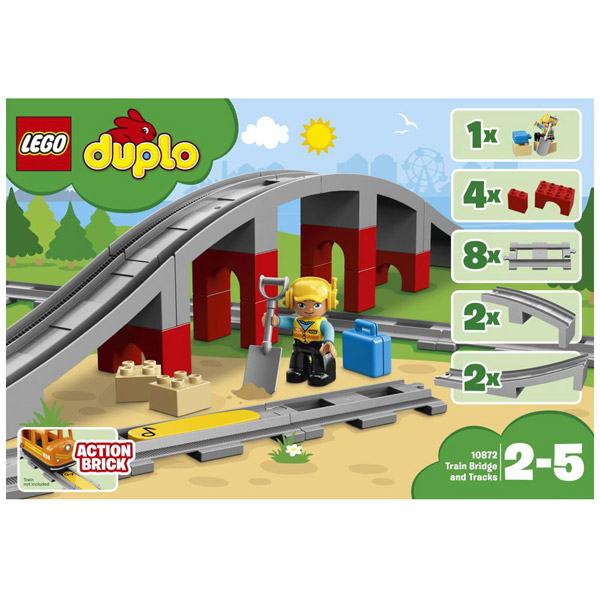 LEGO（レゴ） 10872 デュプロ あそびが広がる！鉄道橋とレールセット_1