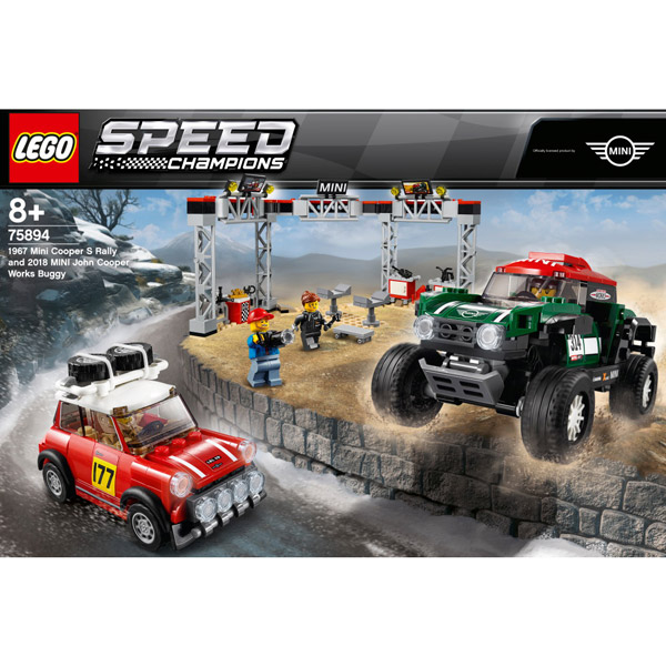 LEGO（レゴ） 75894 スピードチャンピオン 1967 ミニクーパー S ラリーと 2018 ミニ・ジョン・クーパー・ワークス・バギー_1