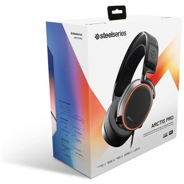 SteelSeries Arctis Pro(ブラック) 有線ゲーミングヘッドセット [φ3