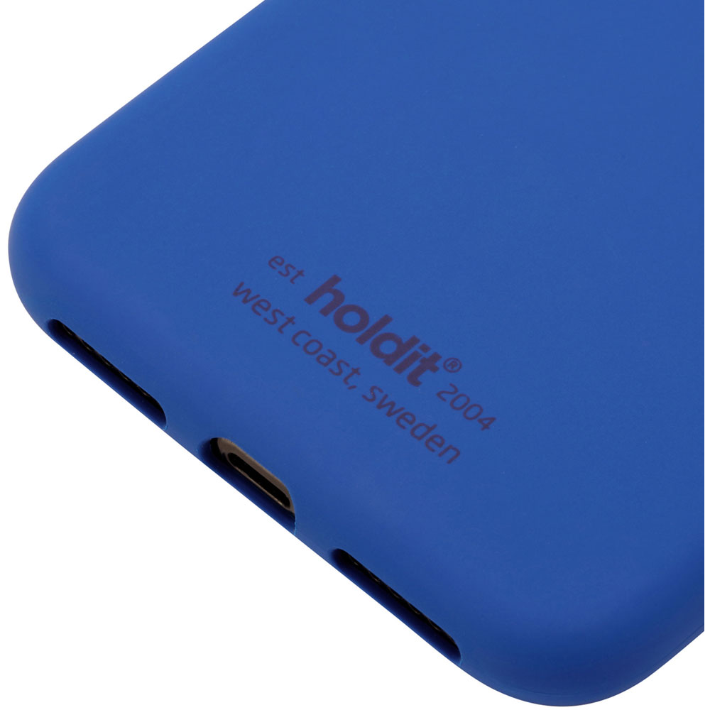 iPhoneX/Xs用 ソフトタッチシリコーンケース ロイヤルブルー セルラー 