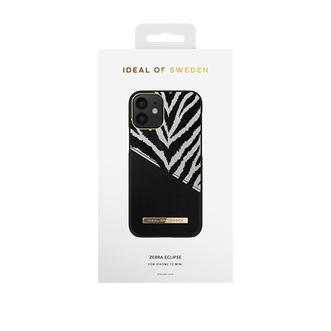 iPhone12 mini ATELIER CASE 20AW ZEBRA ECLIPSE IDACAW20-2054-247 ブラック