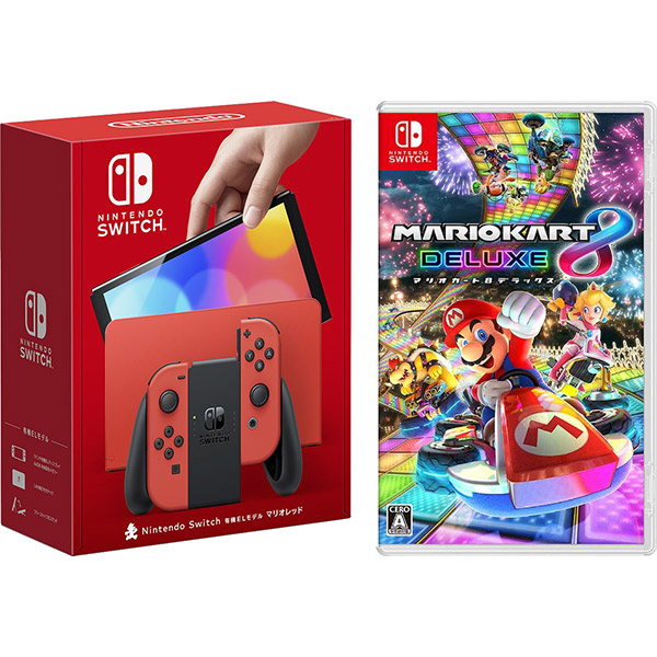 同時購入セット】Nintendo Switch（有機ELモデル） マリオレッド+