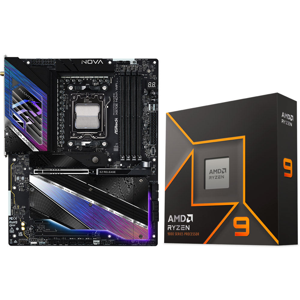 Ryzen 9 9900X+ASRock X870E Nova WiFi X870ENovaWiFi ｜の通販