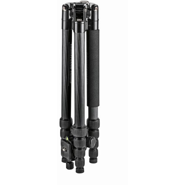 Elementトラベル三脚 ビッグ カーボン MKELEB5CF-BH ブラック ［5段 