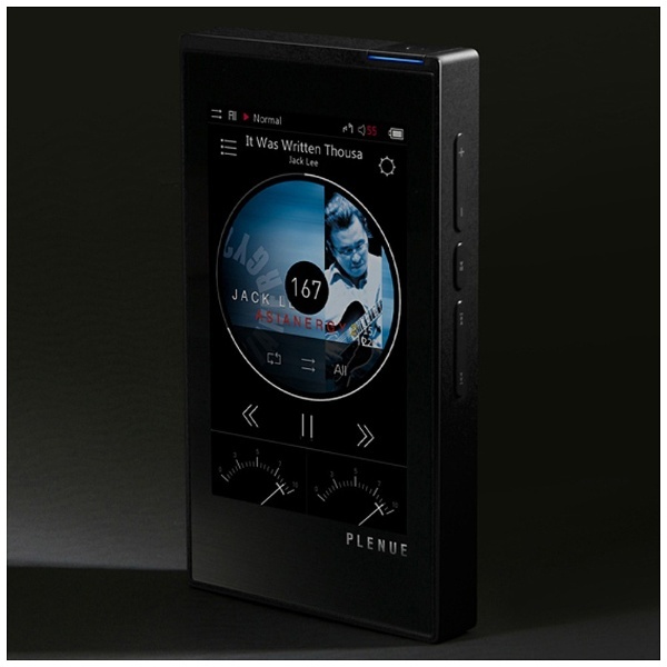 【在庫限り】 デジタルオーディオプレーヤー plenue Titanium Black P1-128G-BK [128GB /ハイレゾ対応]  P1-128G-BK Titanium Black ［128GB /ハイレゾ対応］