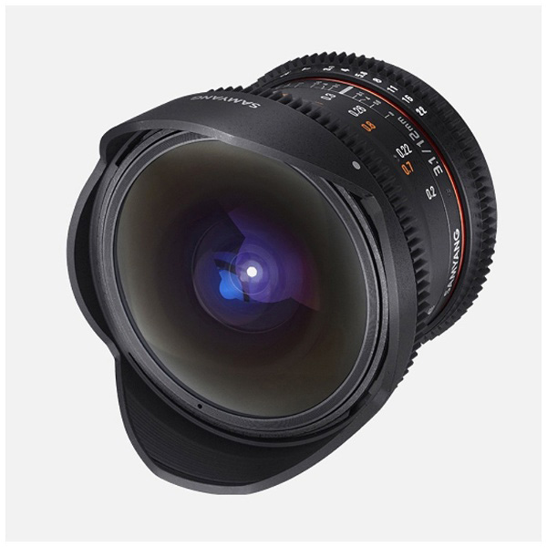 【在庫限り】 カメラレンズ 12mm T3.1 VDSLR ED AS NCS Fish-eye ブラック ［キヤノンEF-M /単焦点レンズ］