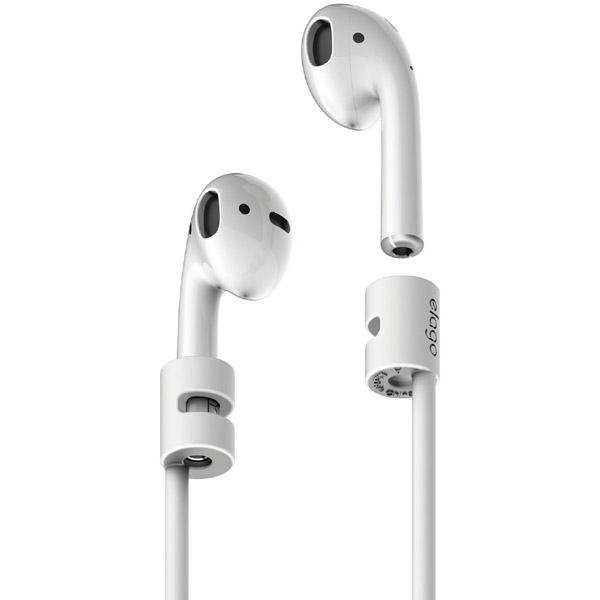 AirPods(エアーポッズ)用ネックストラップ STRAP for AirPods EL APDSRSCAS WH ホワイト